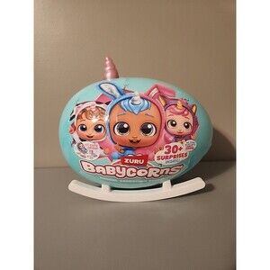 Babycorns Magical Rainbocorn Babies Lights Sounds Large Bunny 30+ Surprises Crib